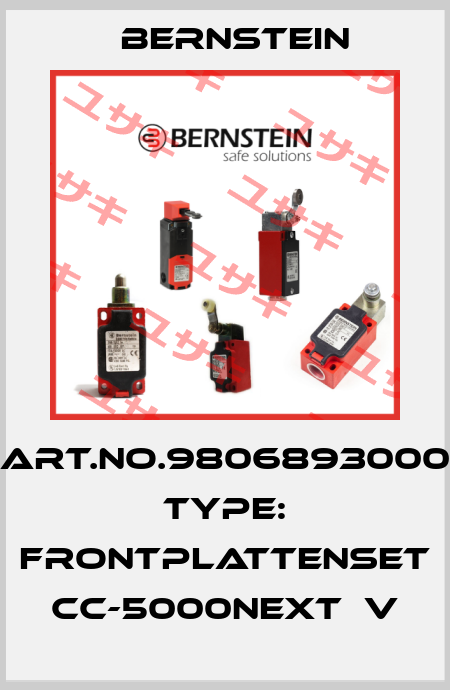 Art.No.9806893000 Type: FRONTPLATTENSET CC-5000NEXT  V Bernstein