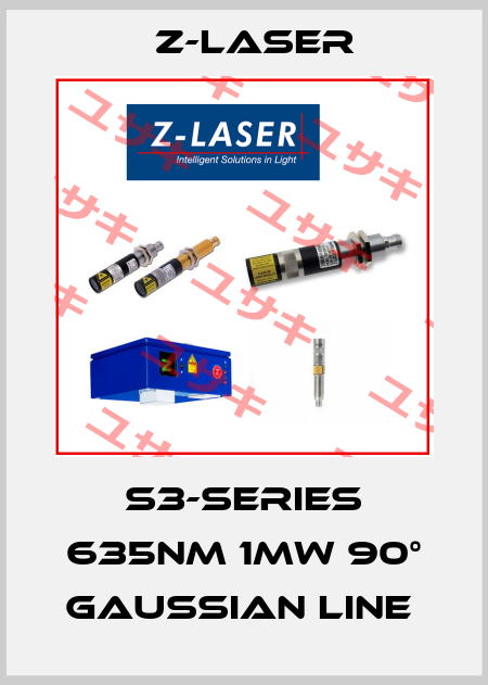 S3-Series 635nm 1mW 90° Gaussian Line  Z-LASER