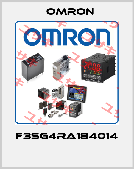 F3SG4RA184014  Omron