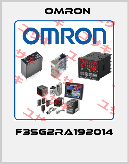 F3SG2RA192014  Omron