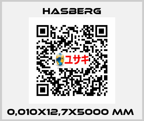 0,010X12,7X5000 MM  Hasberg