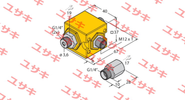 FCIC-G1/4A4P-PL-H1141/1.0 Turck