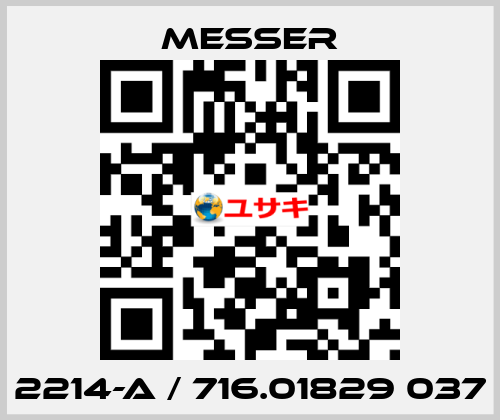 2214-A / 716.01829 037  Messer