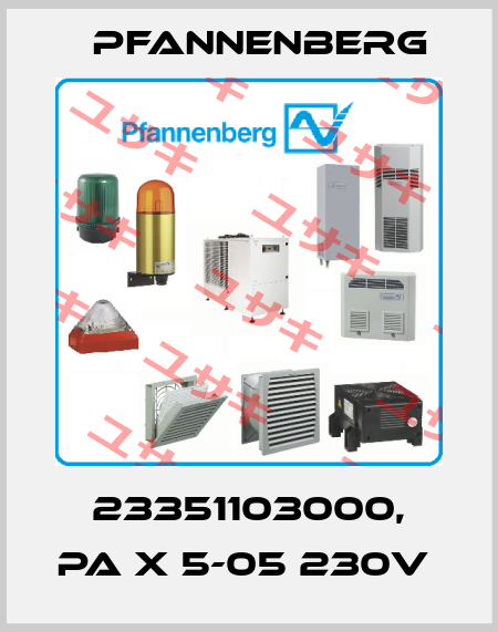 23351103000, PA X 5-05 230V  Pfannenberg