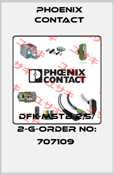 DFK-MSTB 2,5/ 2-G-ORDER NO: 707109  Phoenix Contact