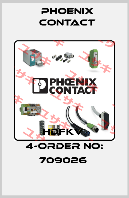 HDFKV  4-ORDER NO: 709026  Phoenix Contact