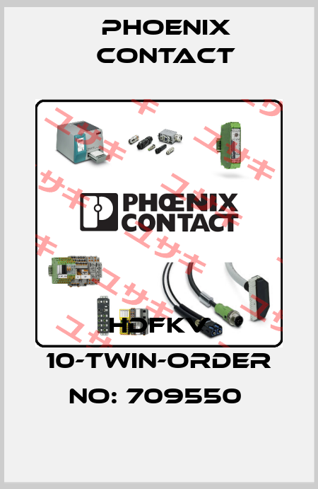 HDFKV 10-TWIN-ORDER NO: 709550  Phoenix Contact