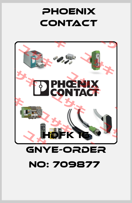 HDFK 16 GNYE-ORDER NO: 709877  Phoenix Contact