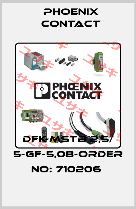 DFK-MSTB 2,5/ 5-GF-5,08-ORDER NO: 710206  Phoenix Contact