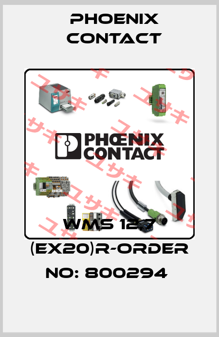 WMS 12,7 (EX20)R-ORDER NO: 800294  Phoenix Contact