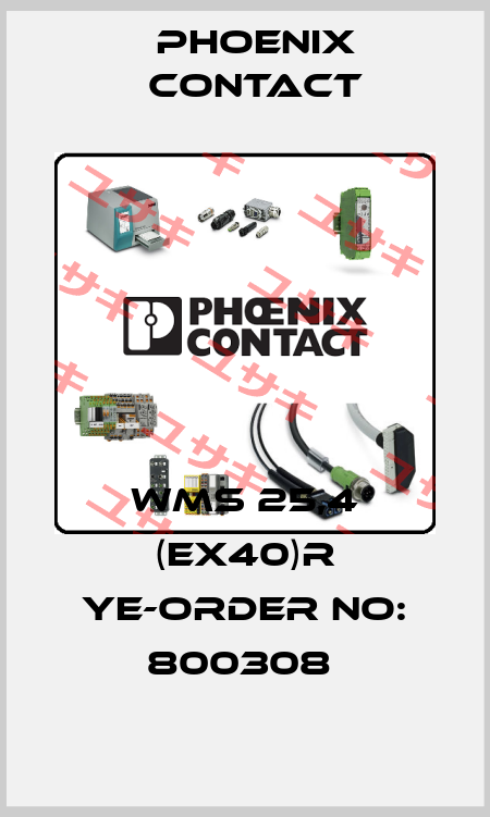 WMS 25,4 (EX40)R YE-ORDER NO: 800308  Phoenix Contact