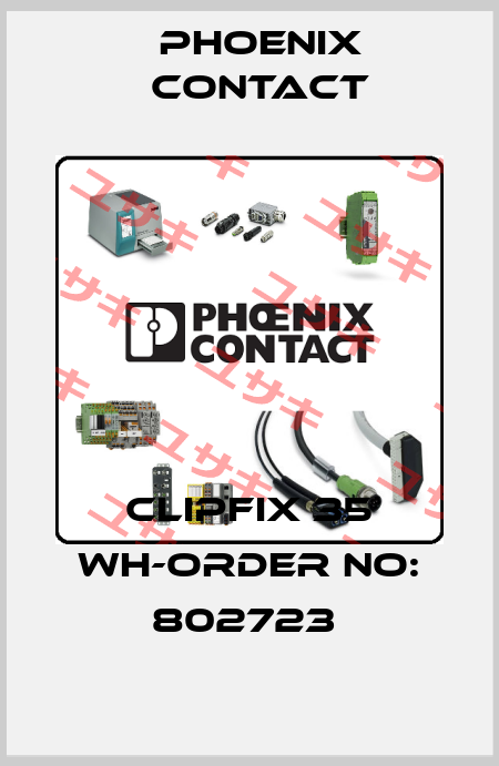 CLIPFIX 35 WH-ORDER NO: 802723  Phoenix Contact