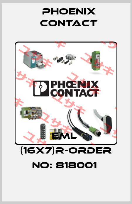 EML  (16X7)R-ORDER NO: 818001  Phoenix Contact