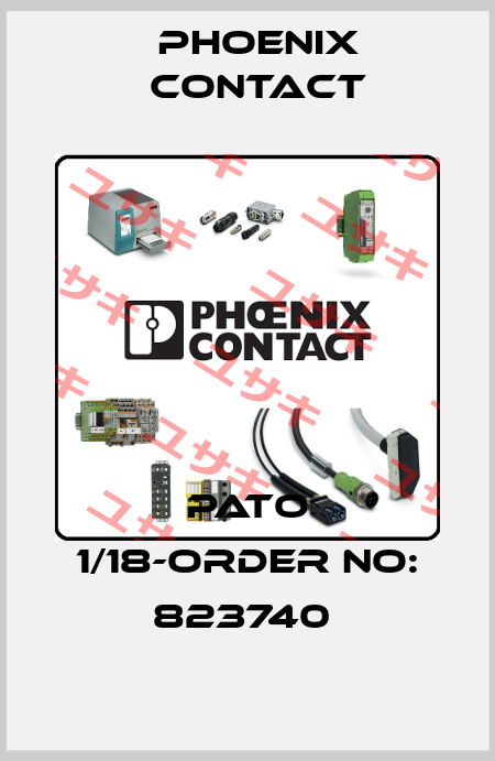 PATO 1/18-ORDER NO: 823740  Phoenix Contact