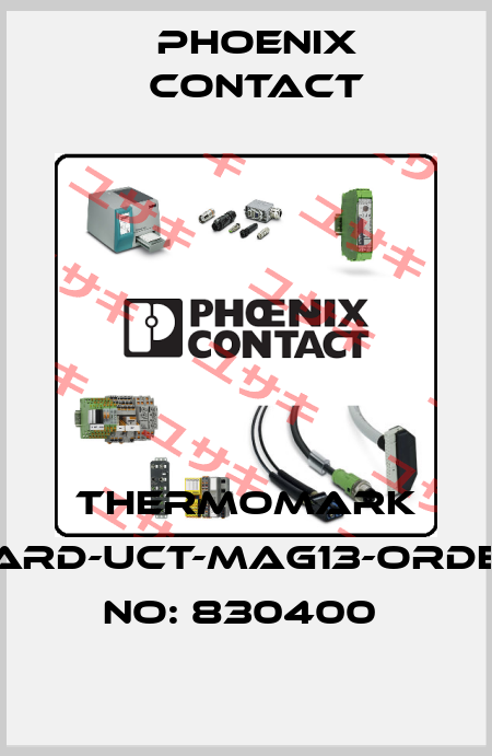THERMOMARK CARD-UCT-MAG13-ORDER NO: 830400  Phoenix Contact