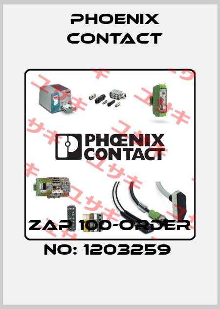 ZAP 100-ORDER NO: 1203259  Phoenix Contact