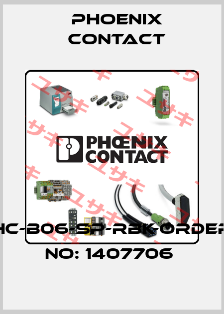 HC-B06-SP-RBK-ORDER NO: 1407706  Phoenix Contact