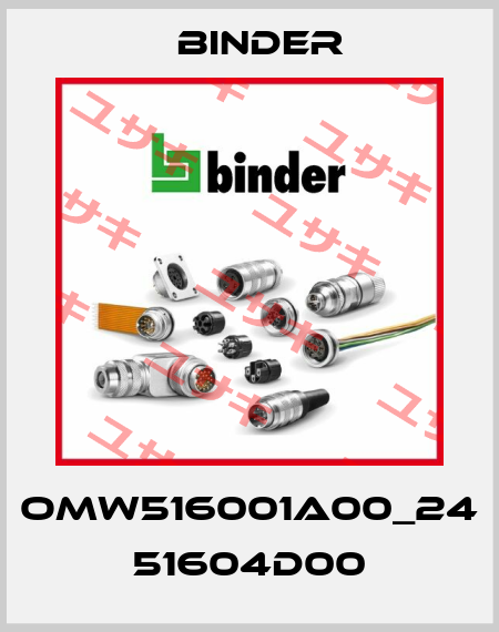 OMW516001A00_24 51604D00 Binder