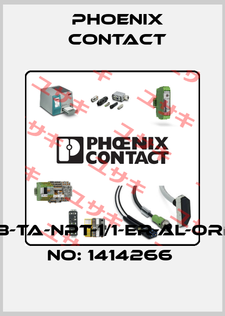 HC-B-TA-NPT-1/1-ER-AL-ORDER NO: 1414266  Phoenix Contact