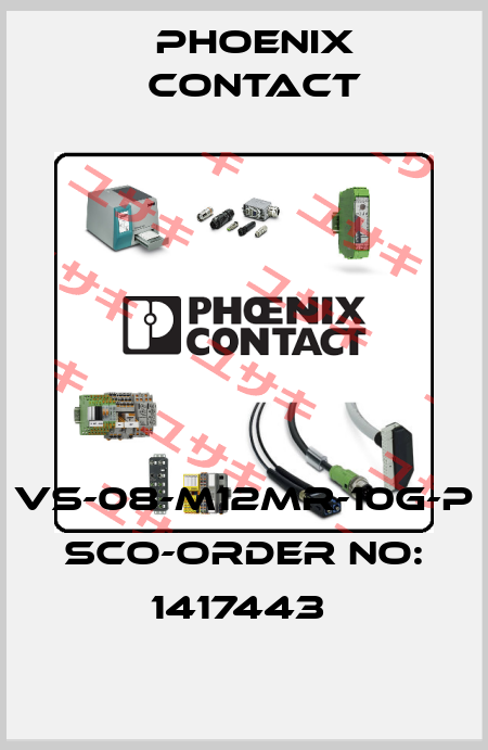 VS-08-M12MR-10G-P SCO-ORDER NO: 1417443  Phoenix Contact