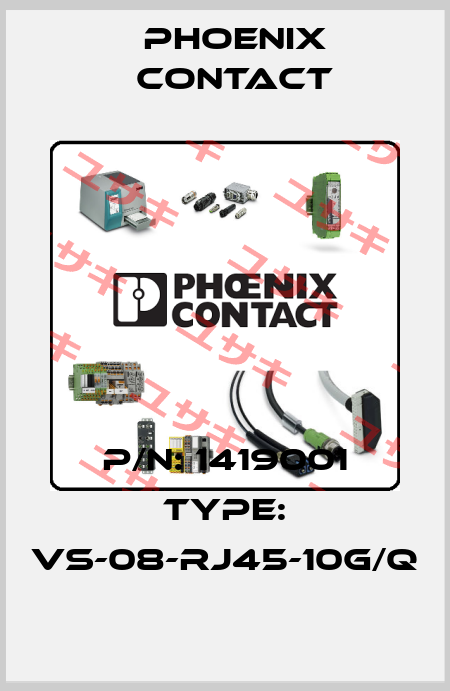 P/N: 1419001 Type: VS-08-RJ45-10G/Q Phoenix Contact
