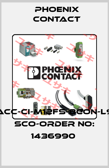 SACC-CI-M12FS-8CON-L90 SCO-ORDER NO: 1436990  Phoenix Contact