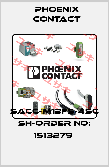 SACC-M12FS-4SC SH-ORDER NO: 1513279  Phoenix Contact