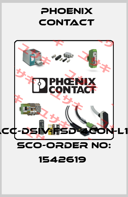 SACC-DSIV-FSD-4CON-L180 SCO-ORDER NO: 1542619  Phoenix Contact