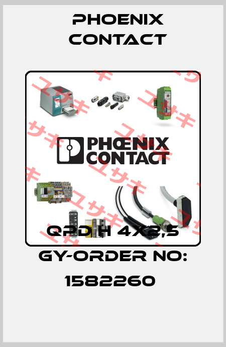 QPD H 4X2,5 GY-ORDER NO: 1582260  Phoenix Contact