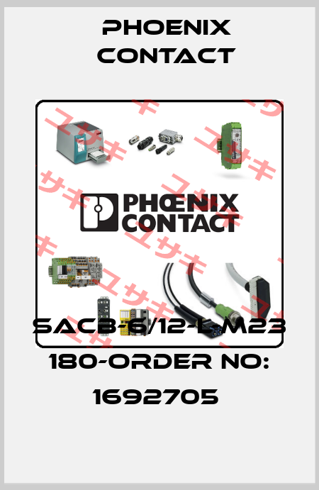 SACB-6/12-L-M23 180-ORDER NO: 1692705  Phoenix Contact