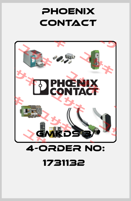 GMKDS 3/ 4-ORDER NO: 1731132  Phoenix Contact