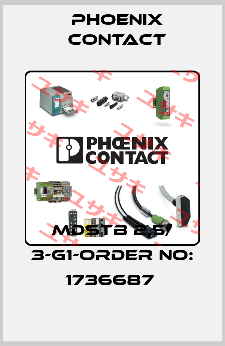 MDSTB 2,5/ 3-G1-ORDER NO: 1736687  Phoenix Contact