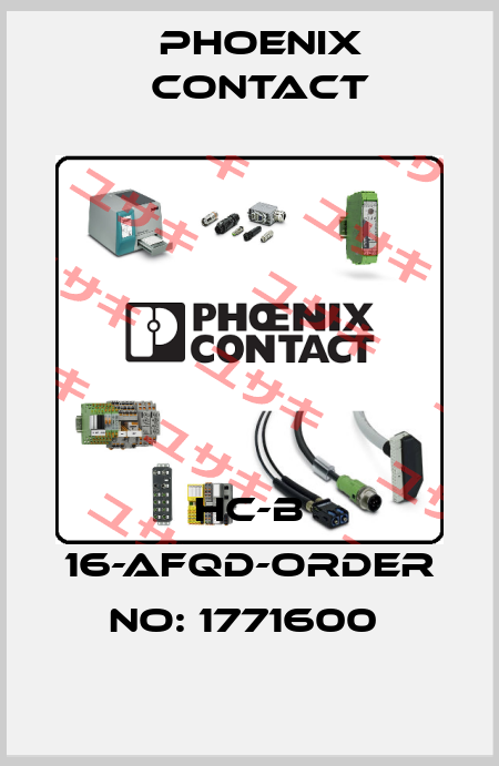 HC-B 16-AFQD-ORDER NO: 1771600  Phoenix Contact