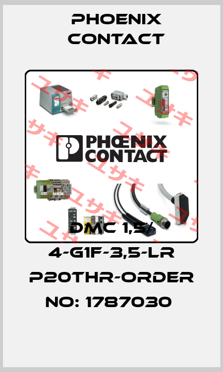 DMC 1,5/ 4-G1F-3,5-LR P20THR-ORDER NO: 1787030  Phoenix Contact