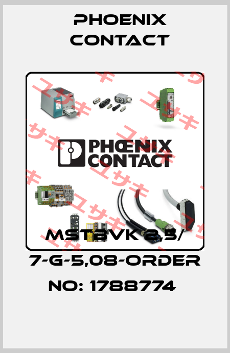 MSTBVK 2,5/ 7-G-5,08-ORDER NO: 1788774  Phoenix Contact