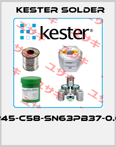 245-C58-SN63PB37-0.6  Kester Solder