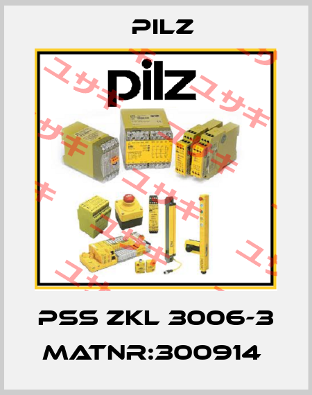 PSS ZKL 3006-3 MatNr:300914  Pilz
