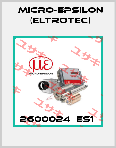 2600024  ES1  Micro-Epsilon (Eltrotec)