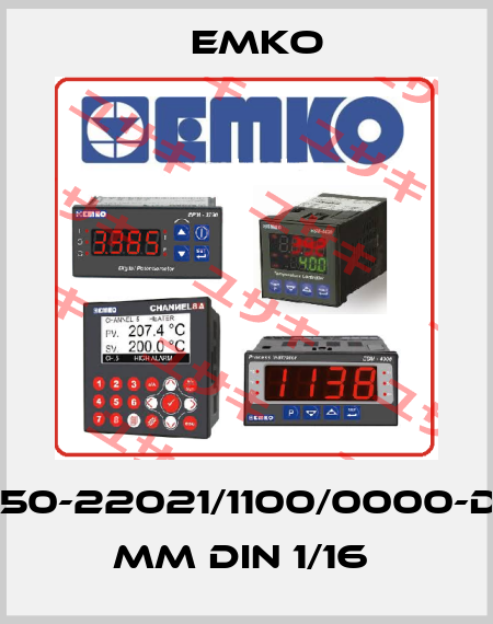 ESM-4450-22021/1100/0000-D:48x48 mm DIN 1/16  EMKO