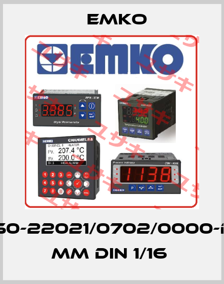 ESM-4450-22021/0702/0000-D:48x48 mm DIN 1/16  EMKO
