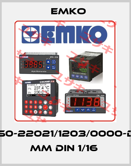 ESM-4450-22021/1203/0000-D:48x48 mm DIN 1/16  EMKO