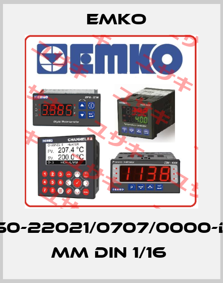 ESM-4450-22021/0707/0000-D:48x48 mm DIN 1/16  EMKO