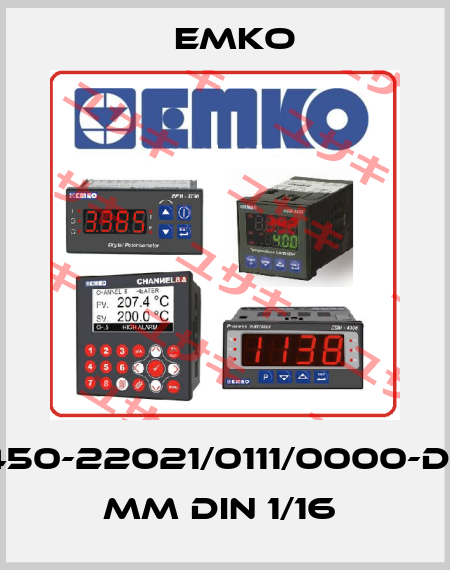 ESM-4450-22021/0111/0000-D:48x48 mm DIN 1/16  EMKO