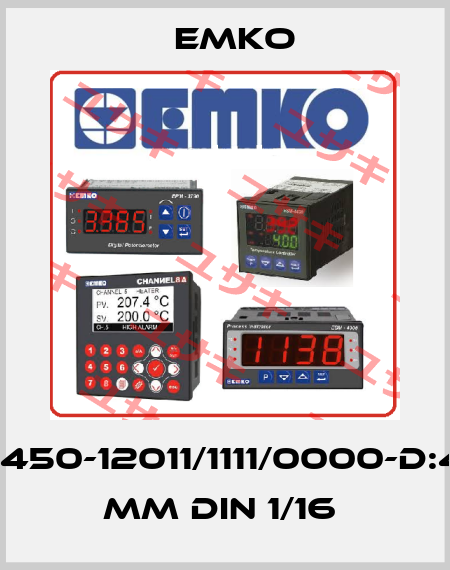 ESM-4450-12011/1111/0000-D:48x48 mm DIN 1/16  EMKO