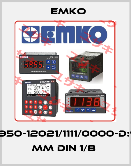 ESM-4950-12021/1111/0000-D:96x48 mm DIN 1/8  EMKO