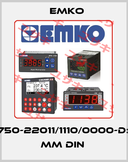 ESM-7750-22011/1110/0000-D:72x72 mm DIN  EMKO
