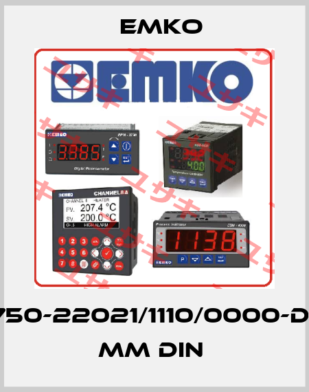 ESM-7750-22021/1110/0000-D:72x72 mm DIN  EMKO