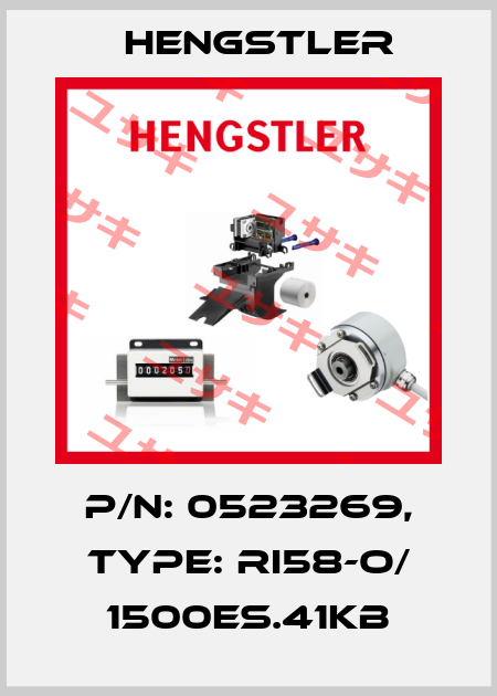 p/n: 0523269, Type: RI58-O/ 1500ES.41KB Hengstler