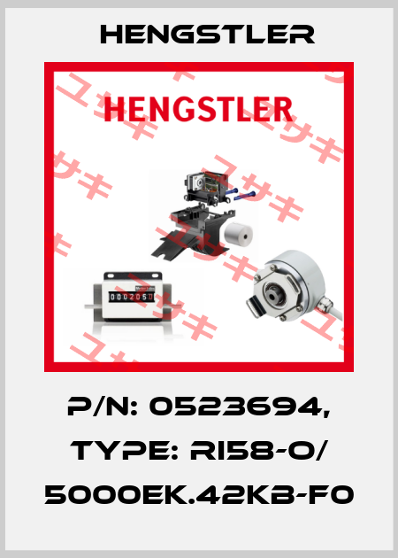 p/n: 0523694, Type: RI58-O/ 5000EK.42KB-F0 Hengstler