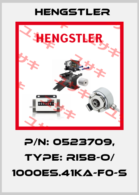 p/n: 0523709, Type: RI58-O/ 1000ES.41KA-F0-S Hengstler